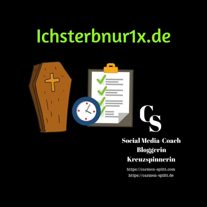Logo von Ichsterbnur1x, Carmen Splitt, 2019